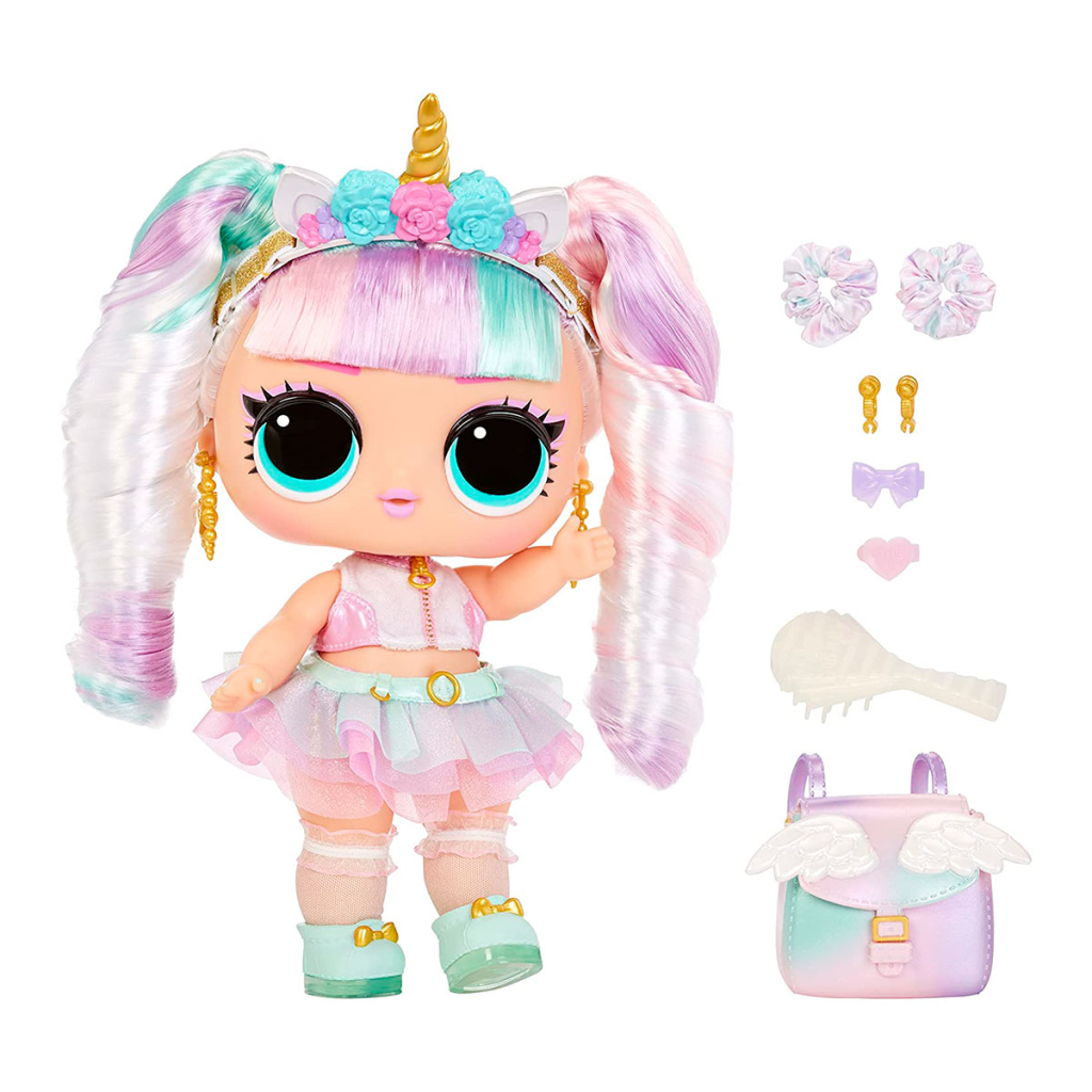 Лялька L.O.L. Surprise! серії Big Baby Hair Hair Hair – Єдиноріг (579717) - зображення 6