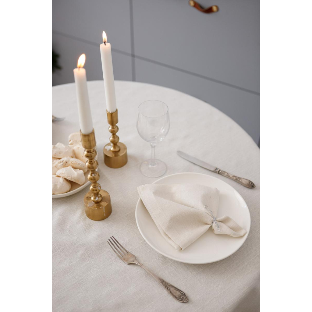 Скатертина Прованс святкова кругла Перлина White Dх180 (037608) - изображение 10