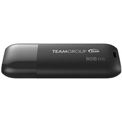USB флеш накопичувач Team 8GB C173 Pearl Black USB 2.0 (TC1738GB01) - зображення 2
