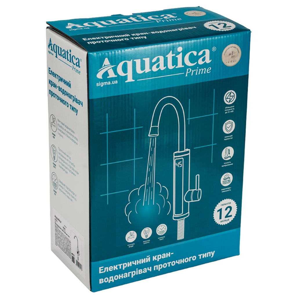 Проточний водонагрівач AQUATICA s96 3.3кВт для кухн (9796113) - зображення 11