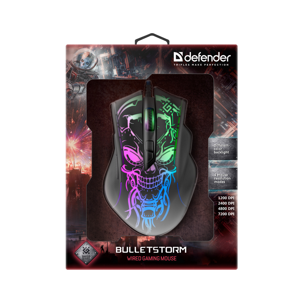 Мишка Defender Bulletstorm GM-928 USB Black (52928) - зображення 6