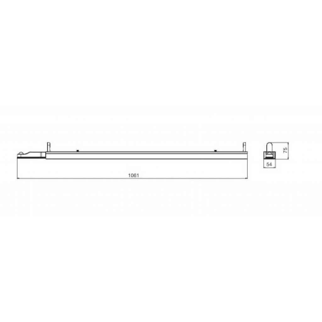 Світильник Osram LEDVANCE LINEAR HOUSING, 900мм (4058075522060) - изображение 5