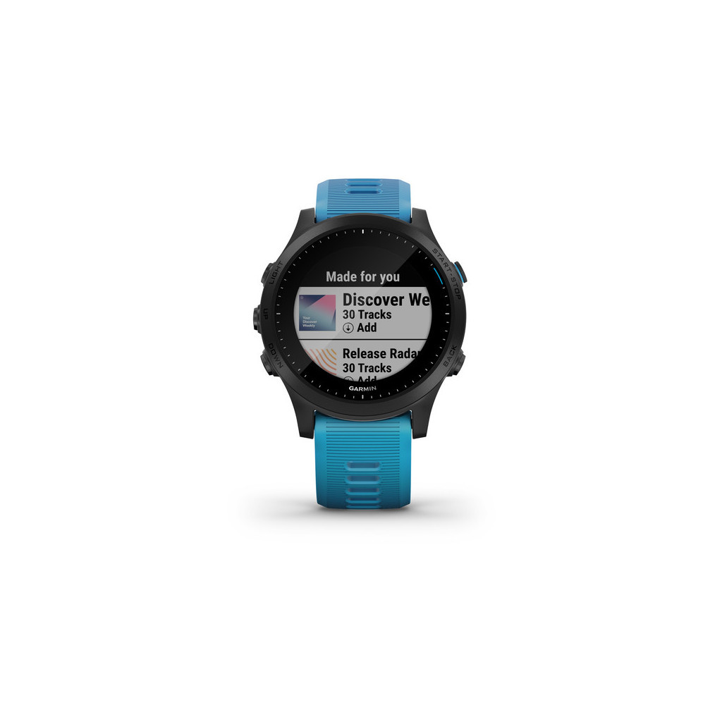Смарт-годинник Garmin Forerunner 945 Tri-bundle HRM with Blue and Black Silicone B (010-02063-11/10) - зображення 4