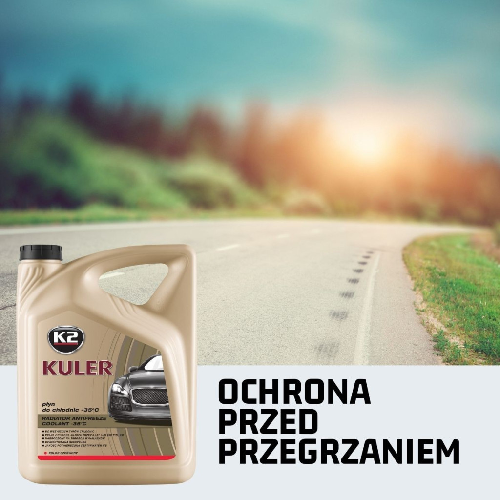 Антифриз K2 KULER -35C 1л RED (T201C) - зображення 9