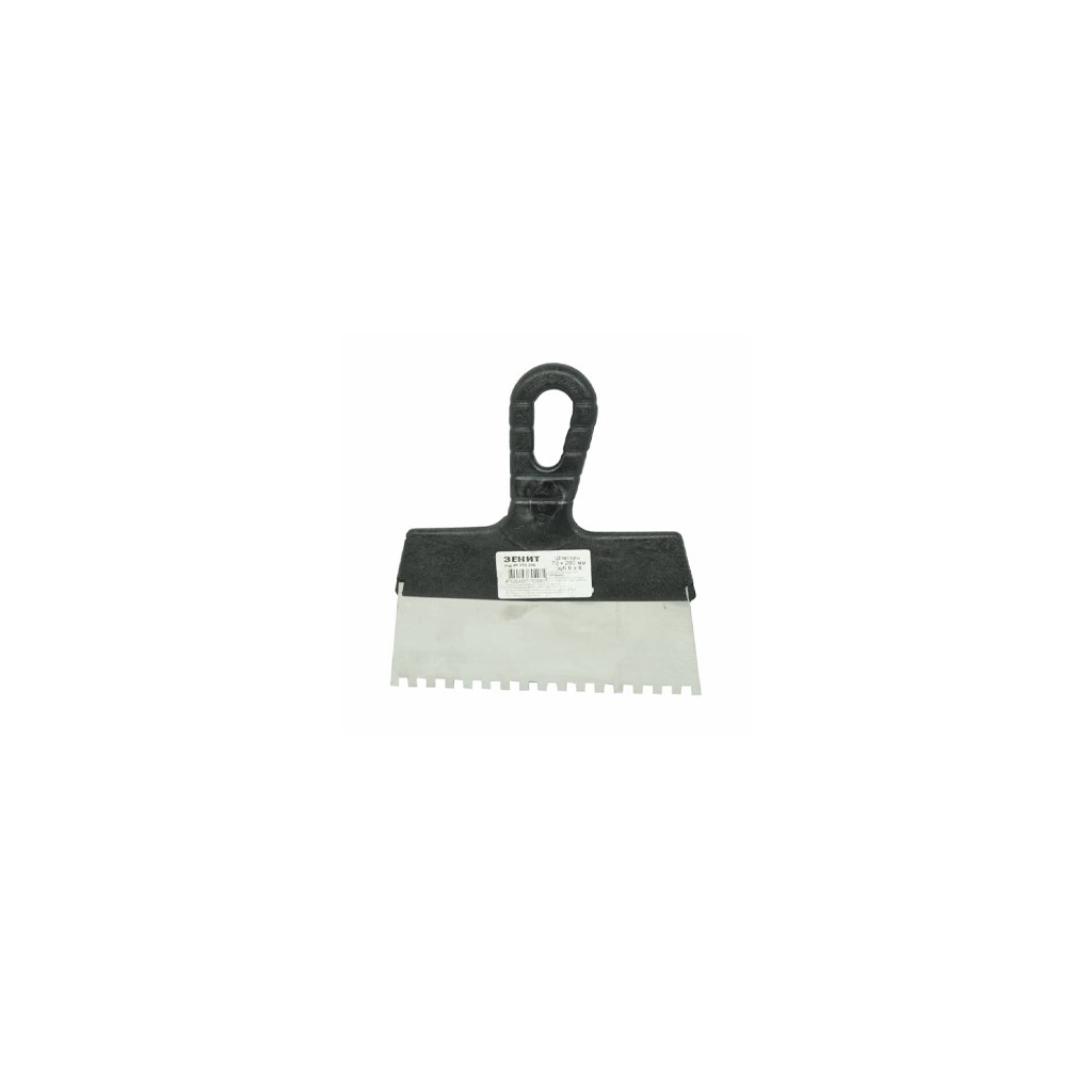 Шпатель Зеніт 70х200 зуб 6х6 (49370206) - изображение 1