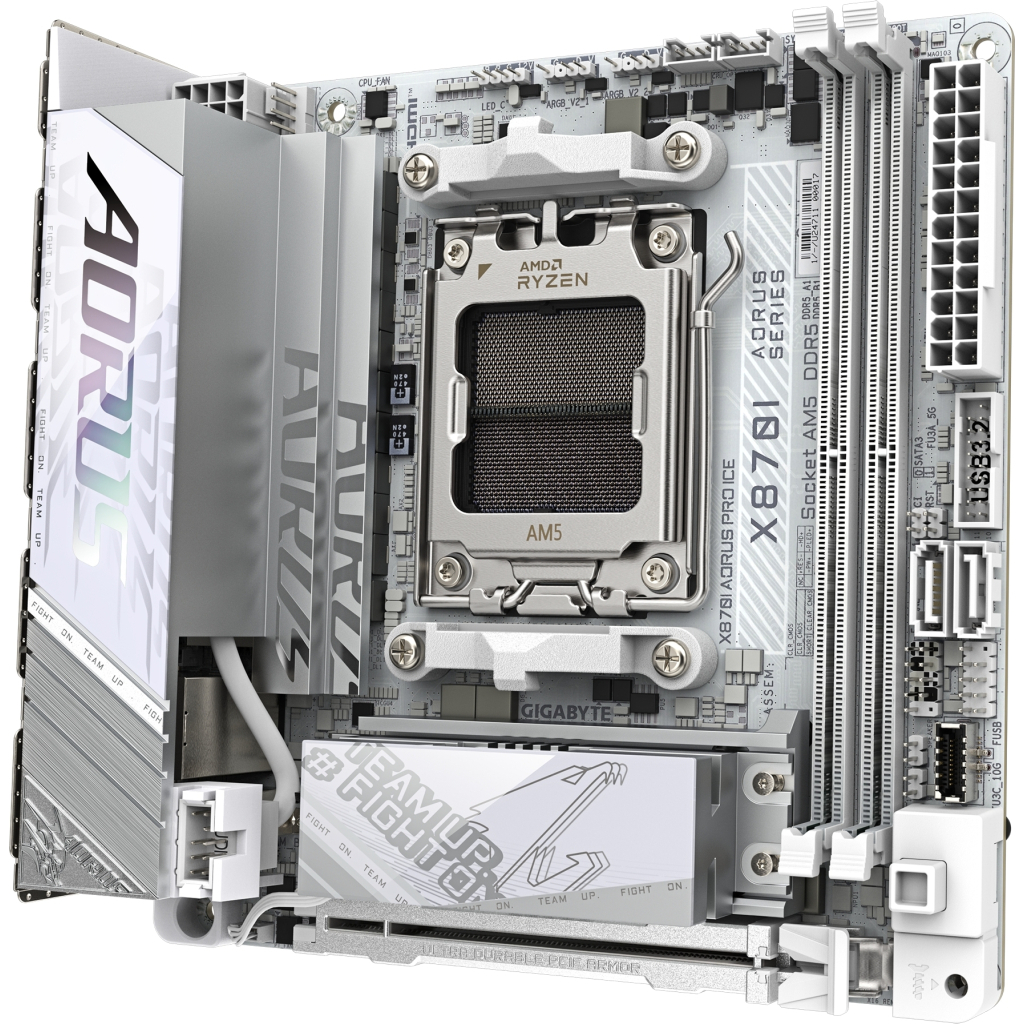 Материнська плата GIGABYTE X870I AORUS PRO ICE - зображення 2