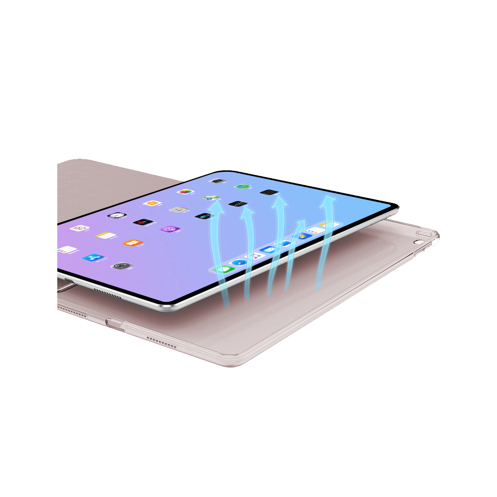 Чохол до планшета BeCover Tri Fold Hard Apple iPad mini 6 2021 Pink (706857) - зображення 3
