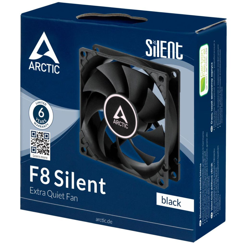 Кулер до корпусу Arctic F8 Silent (ACFAN00245A) - зображення 4