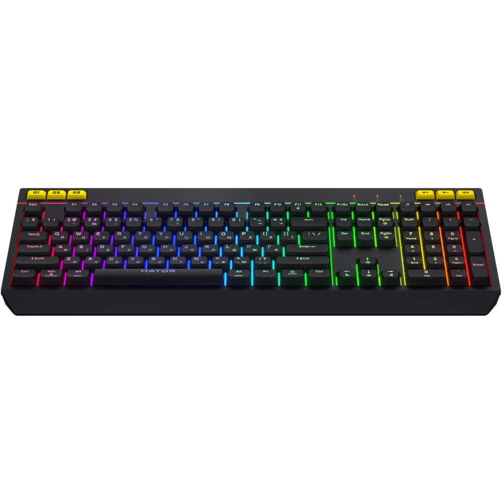 Клавіатура Hator Icefall USB Black (HTK402UA) - зображення 2