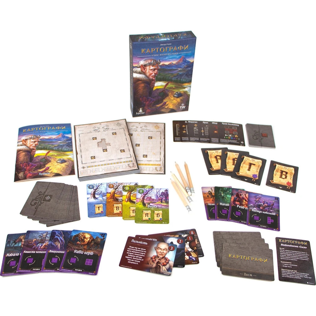 Настільна гра Ігромаг Картографи (Cartographers: A Roll Player Tale) українська (6901) - зображення 6