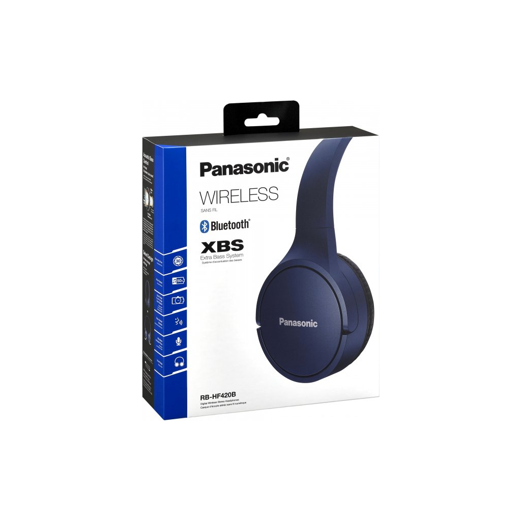 Навушники Panasonic RB-HF420BGEA Blue - зображення 5