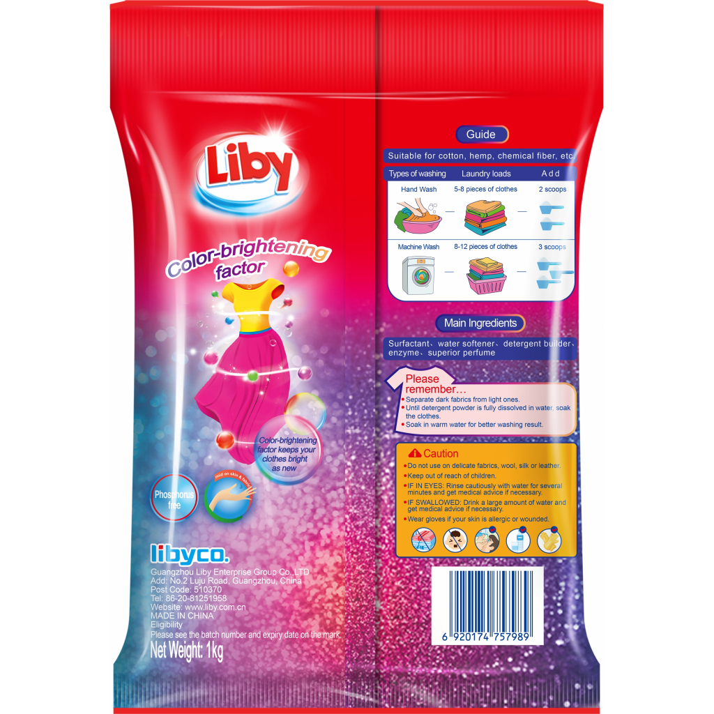 Пральний порошок Liby Color 1 кг (6920174757989) - зображення 2