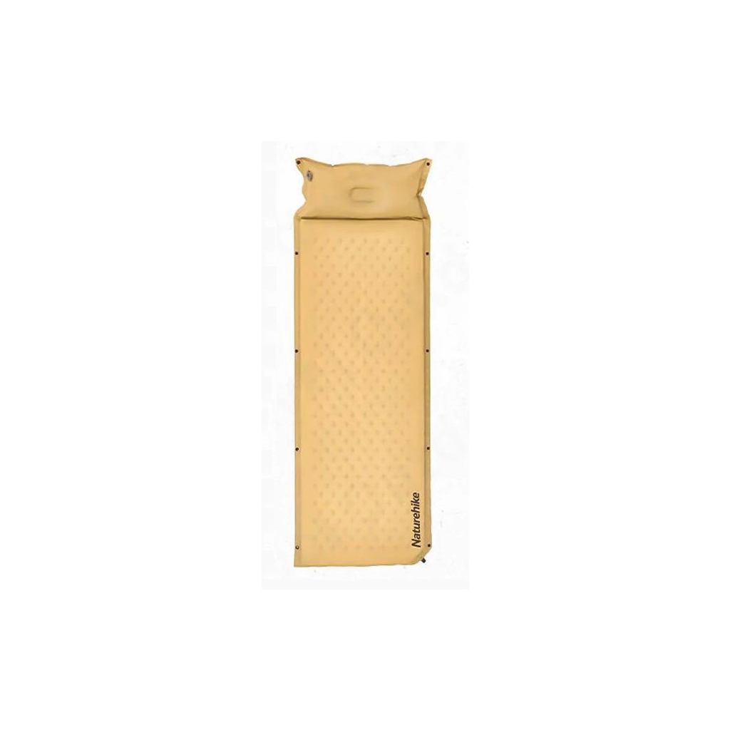Туристичний килимок Naturehike CNH22DZ013 одномісний з подушкою 30 мм Yellow (6927595714416) - зображення 2