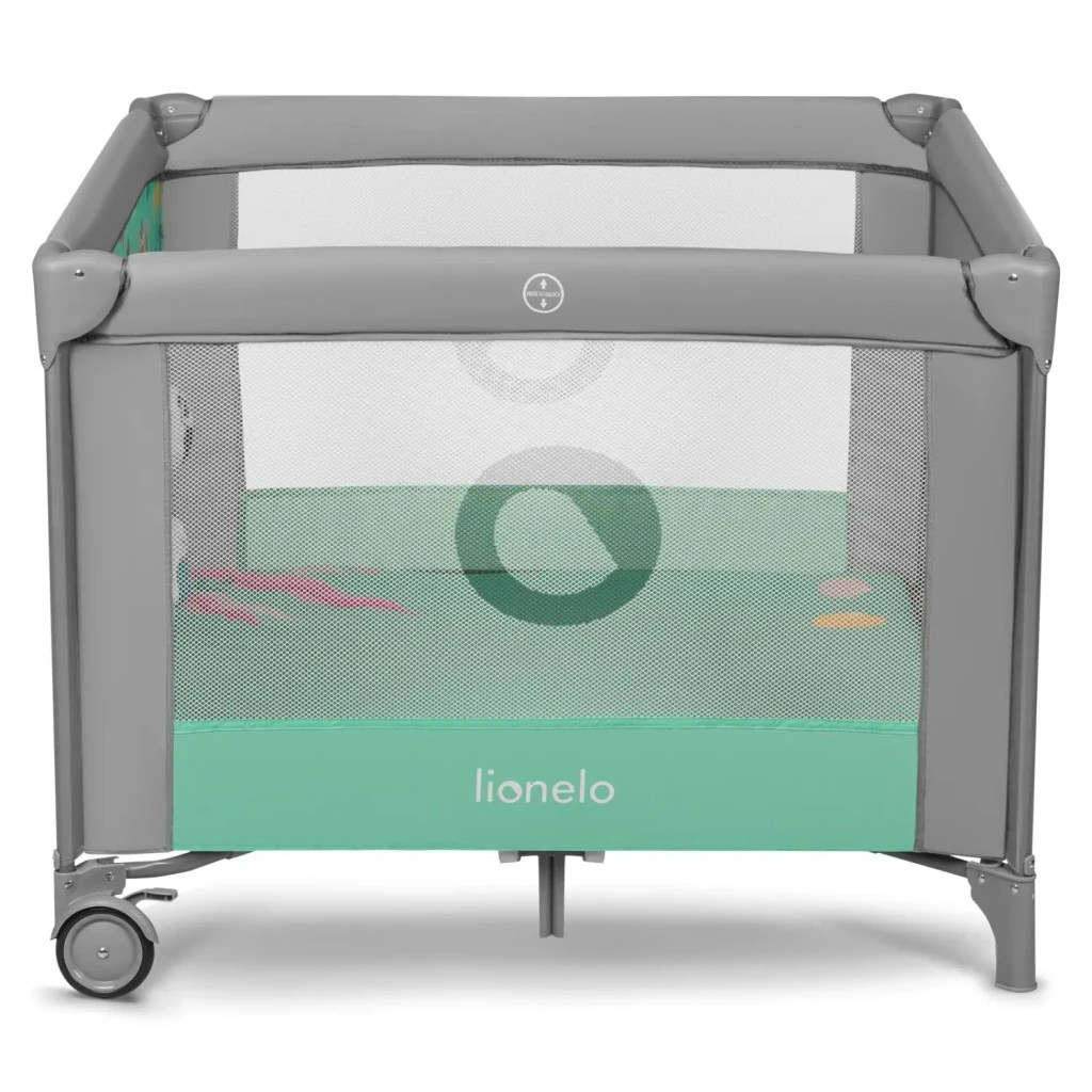 Дитячий манеж Lionelo Mille Grey Green (LO-MILLE GREY GREEN) - изображение 3