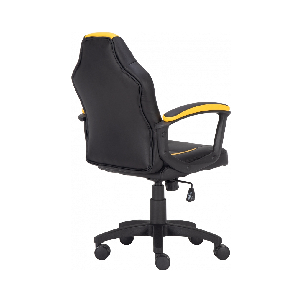 Крісло ігрове GT Racer X-1414 Black/Yellow - зображення 4