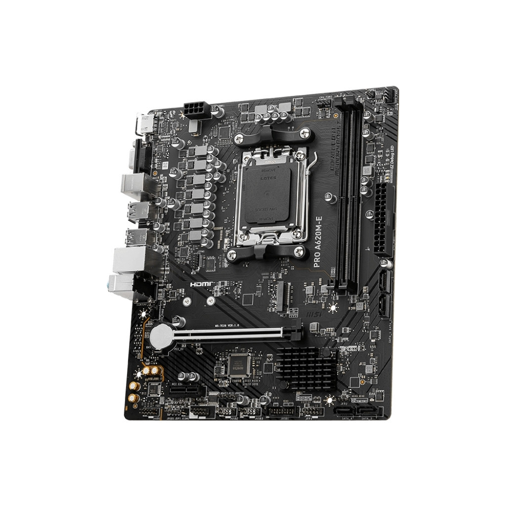 Материнська плата MSI PRO A620M-E - зображення 3