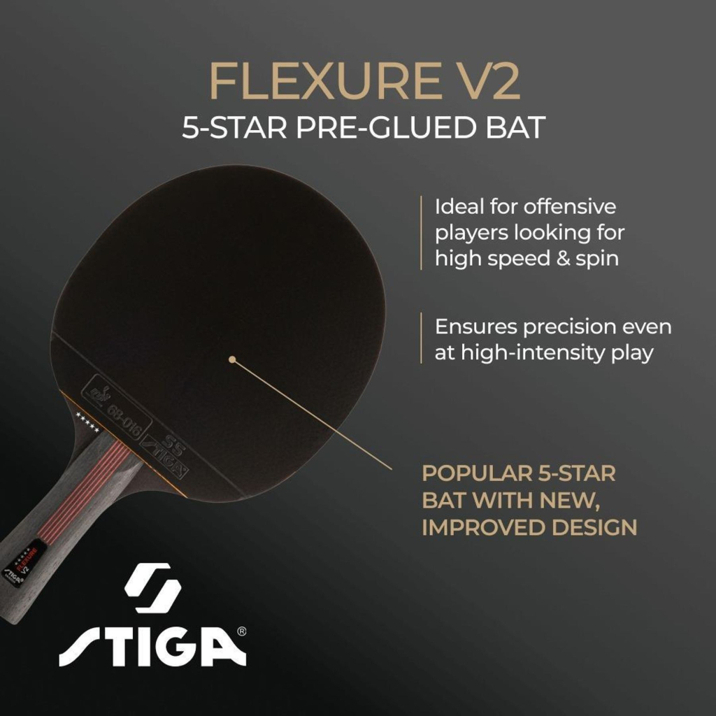 Ракетка для настільного тенісу Stiga Ракетка для настільного тенісу Stiga Flexure 5 Star ver.2 FL (1215-1205-3 (931707) - изображение 10