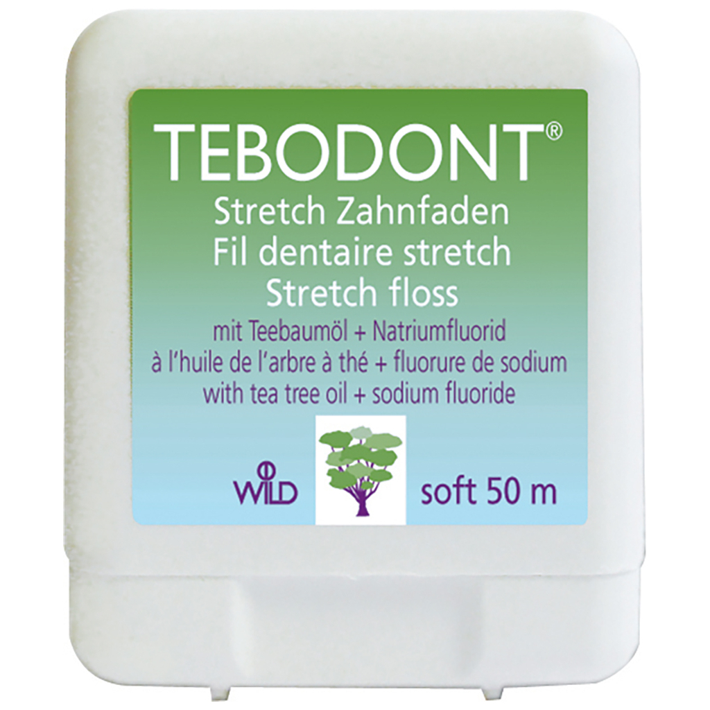 Зубна нитка Dr. Wild Tebodont-F з маcлом чайного дерева і фторидом 50 м (7611841350006) - изображение 1