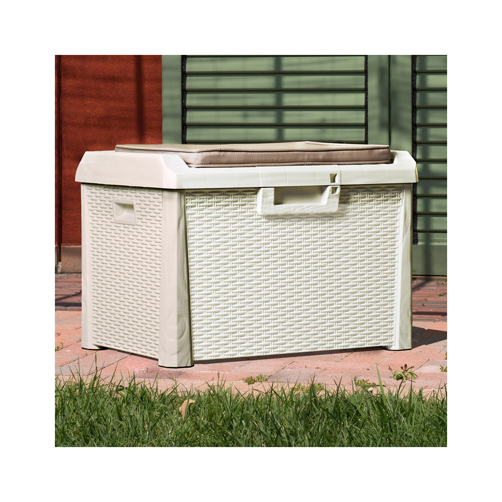 Контейнер для зберігання Toomax Santorini Plus з подушкою антрацит 125 л (5151) - изображение 8