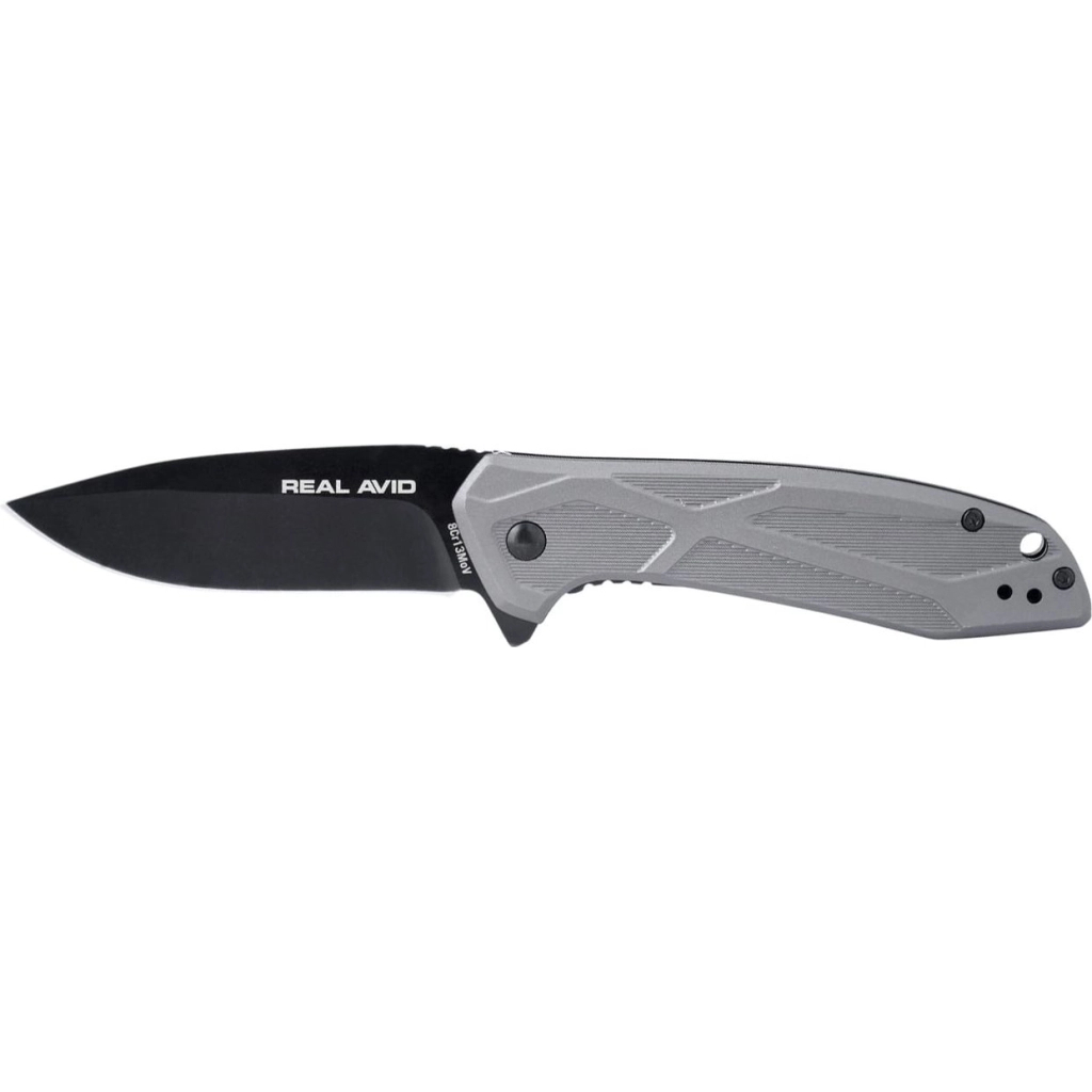 Ніж Real Avid RAV-2 Black Oxide Aluminum Gray (AVRAV2) - зображення 1