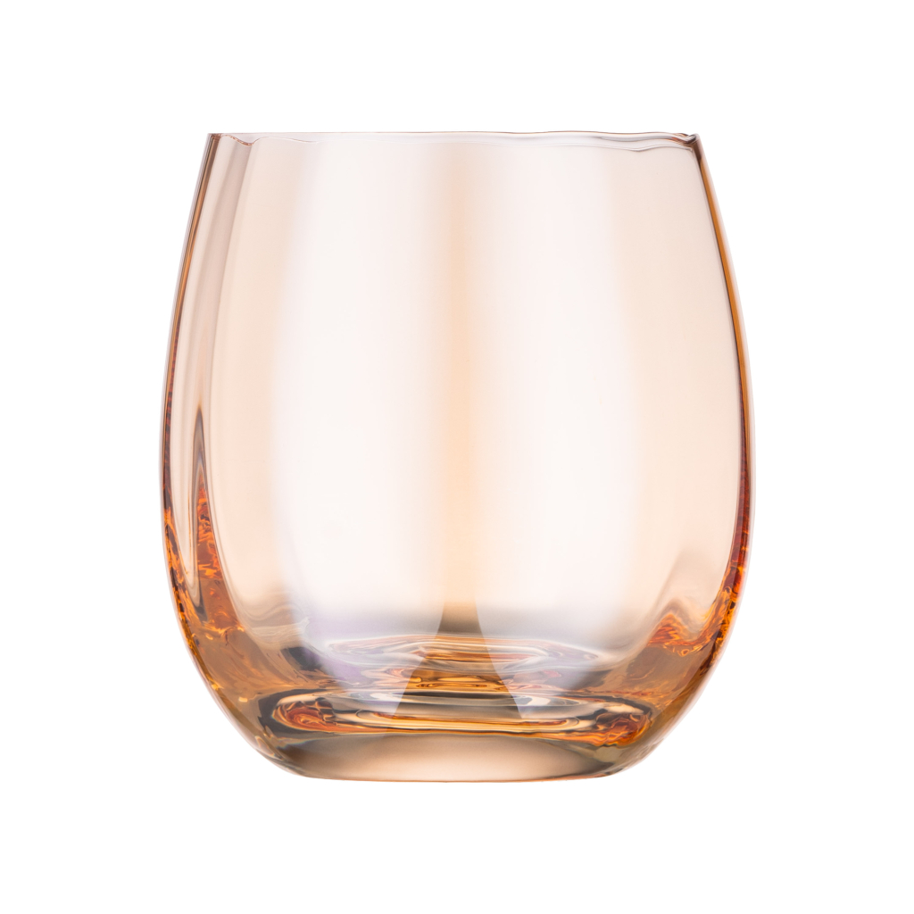 Набір склянок Ardesto Black Mars Amber 480мл, 2шт, скло, золотистий (AR2648G) - зображення 2