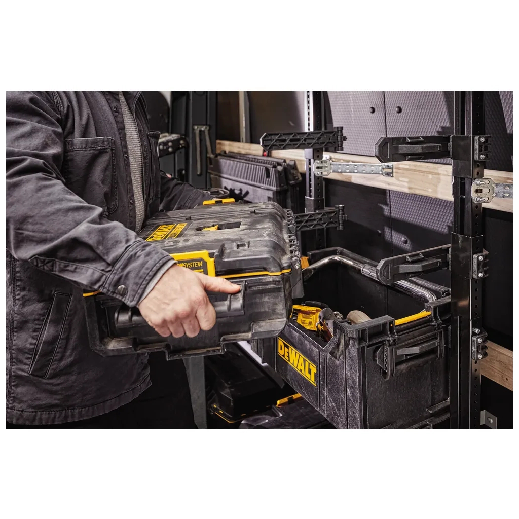 Ящик для інструментів DeWALT TOUGHSYSTEM 2.0 555х385х180 мм, з органайзером для дрібних д (DWST83293-1) - зображення 6