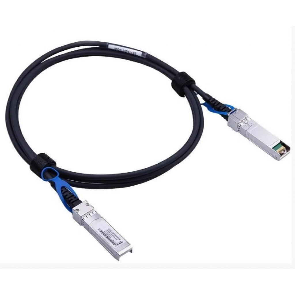 Оптичний патчкорд Alistar SFP28 to SFP28 25G Directly-attached Copper Cable 2M (DAC-SFP28-2M) - зображення 1