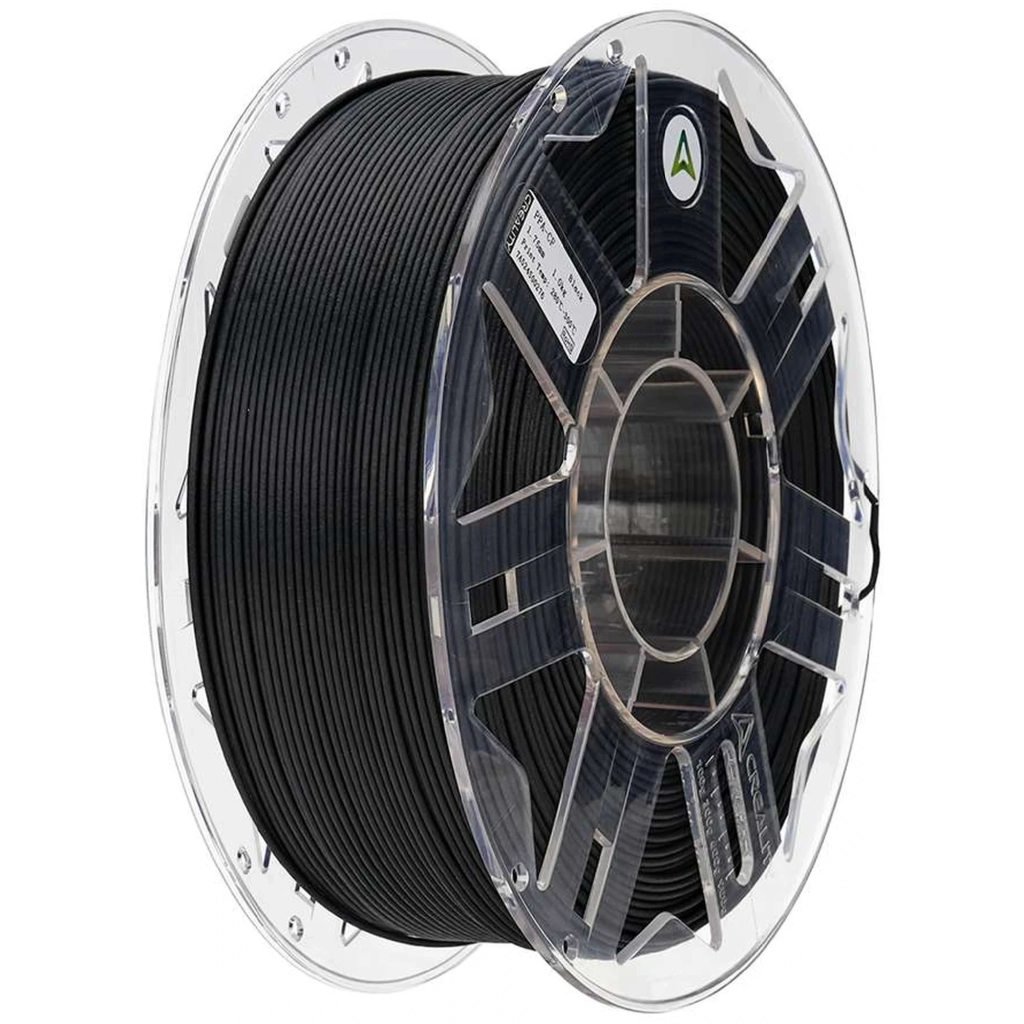 Пластик для 3D-принтера Creality PPA-CF 1.75мм, black, 1кг (3301060020) - зображення 1