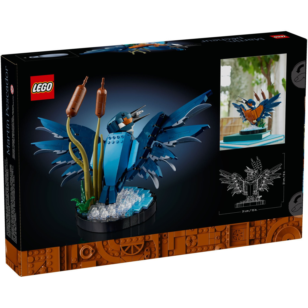 Конструктор LEGO Icons Птах рибалочка 834 деталей (10331) - зображення 7