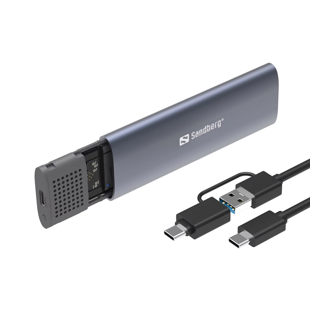Кишеня зовнішня Sandberg SSD M.2, (NVMe) M-Key USB Type-C 3.2 (136-39) - зображення 4