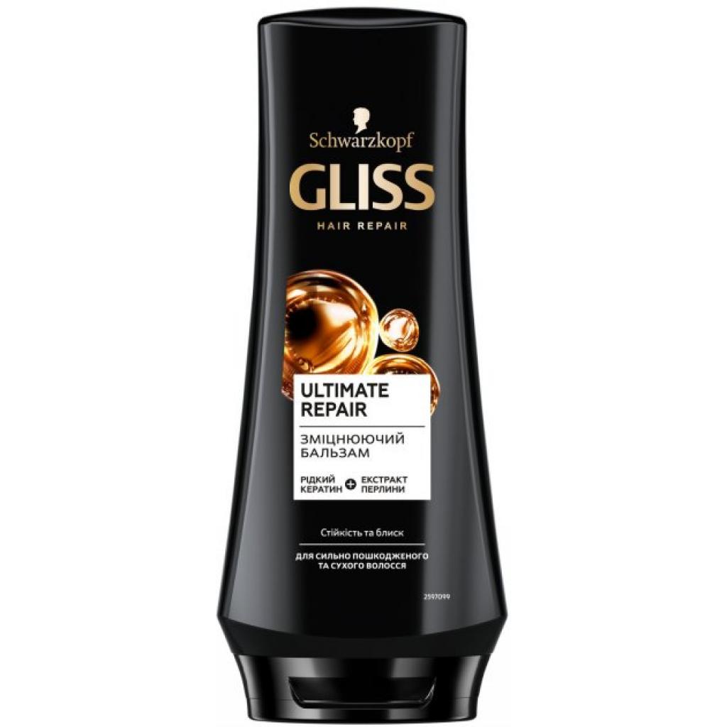 Кондиціонер для волосся Gliss Ultimate Repair для сильно пошкодженого волосся 200 мл (9000100662987) - изображение 1