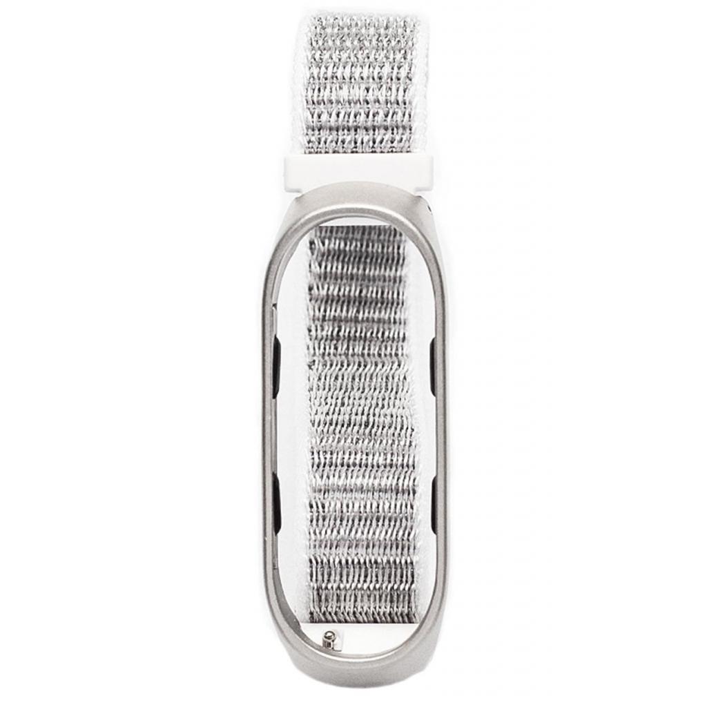 Ремінець до фітнес браслета XoKo Nylon для Xiaomi Mi Band 3/4 White (XK-XM-NL-WT) - зображення 2