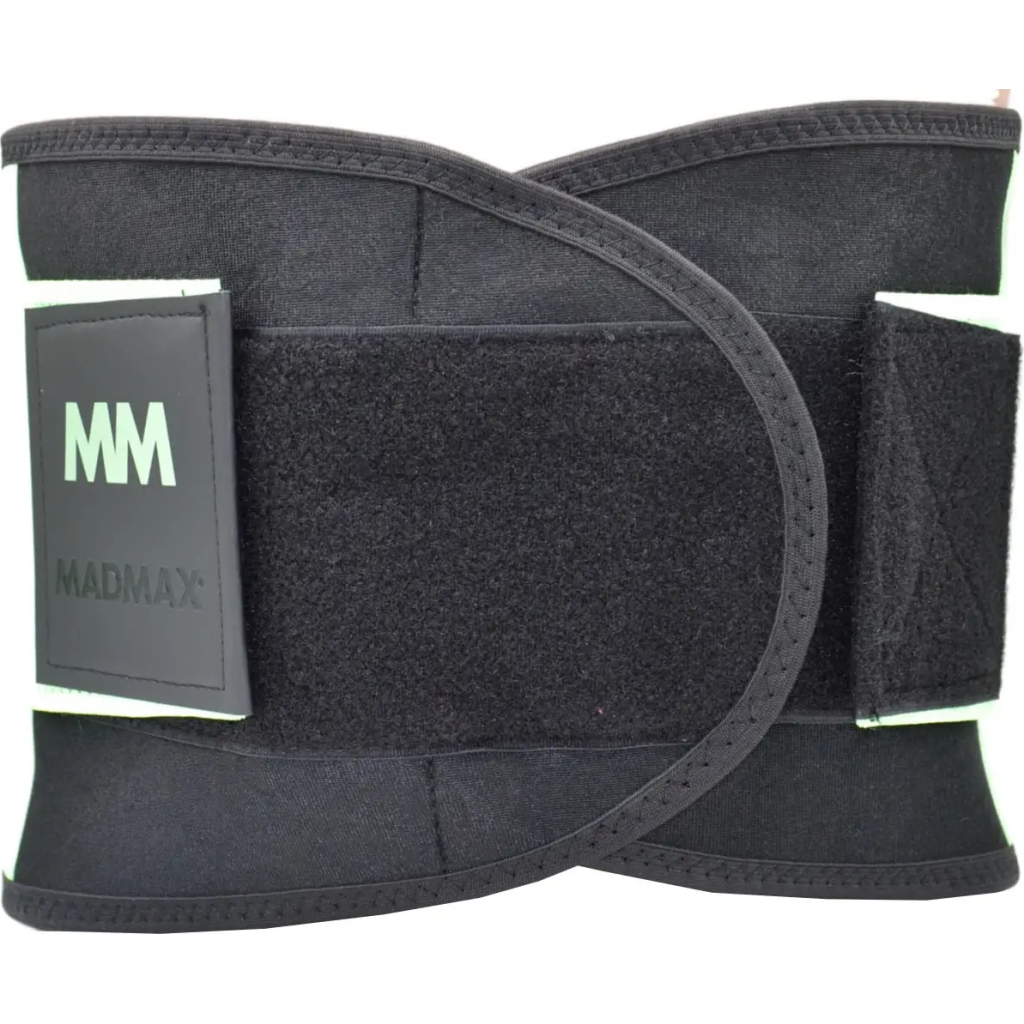 Пояс компресійний MadMax MFA-277 Slimming and Support Belt black/neon green M (MFA-277-GRN_M) - зображення 8