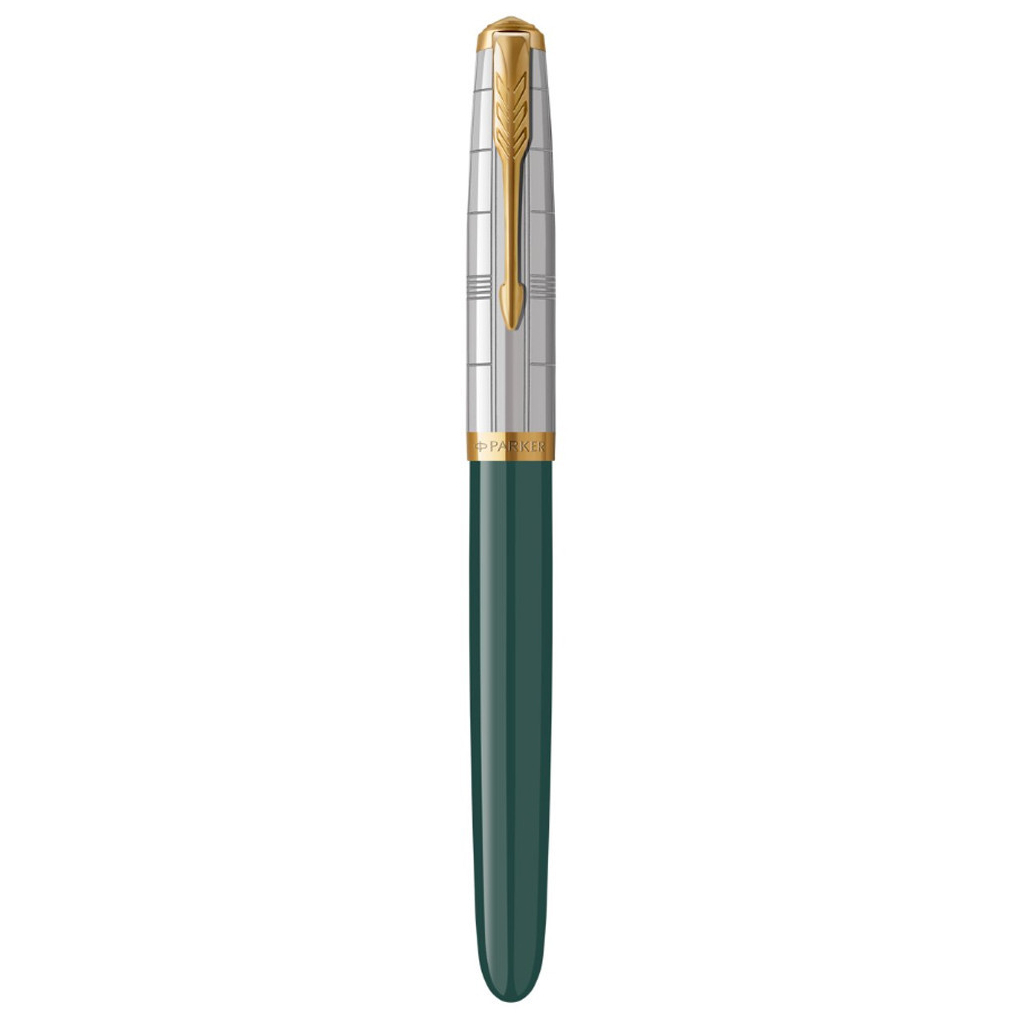 Ручка пір'яна Parker PARKER 51 Premium Forest Green GT  FP F (56 311) - зображення 2