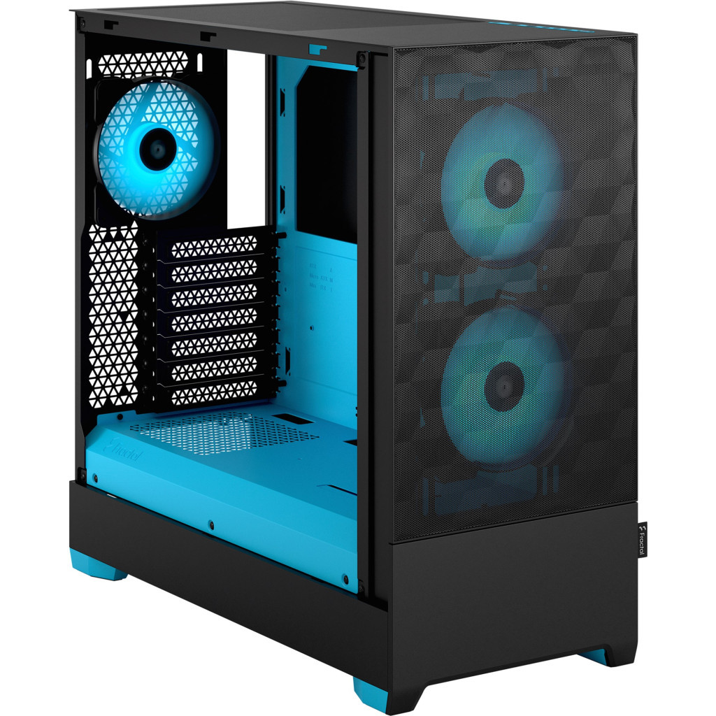 Корпус Fractal Design Pop Air RGB Cyan Core TG (FD-C-POR1A-02) - зображення 7