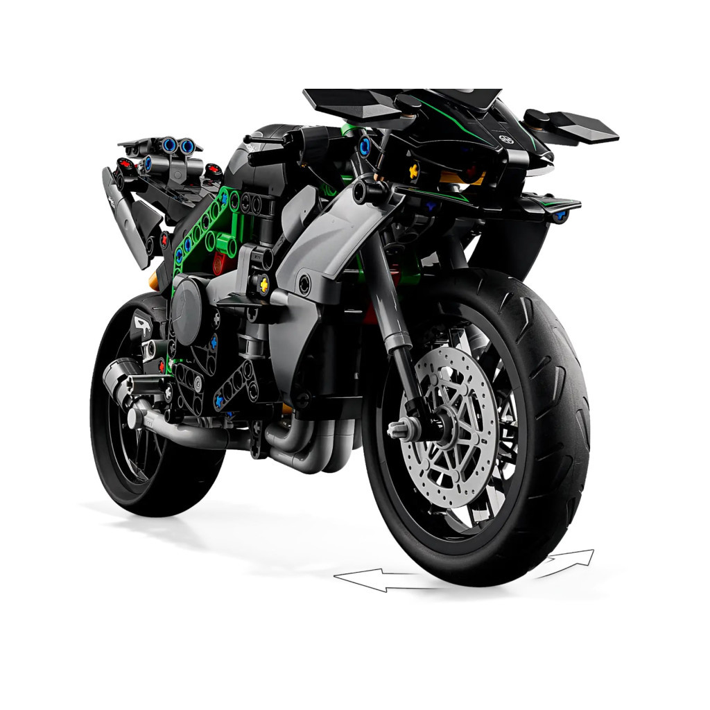 Конструктор LEGO Technic Мотоцикл Kawasaki Ninja H2R 643 деталі (42170) - зображення 6