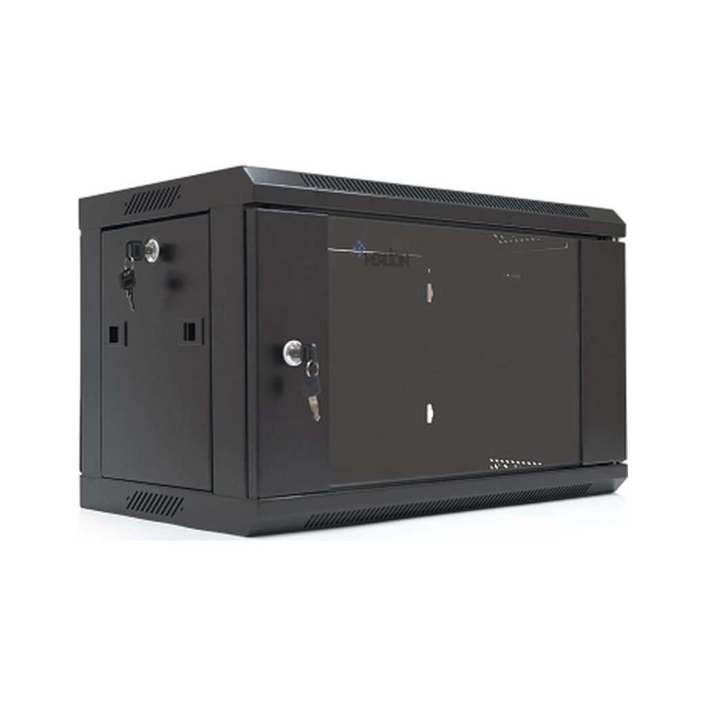Шафа настінна Merlion 6U 19" 600*350*367 (Ш*Г*В)мм, black (MI3-6306 / 36527) - изображение 1