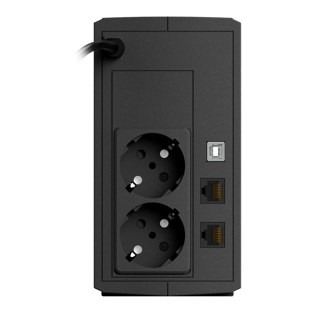 Пристрій безперебійного живлення nJoy KEEN 600VA USB (UPLI-LI060KU-CG01B) - зображення 4