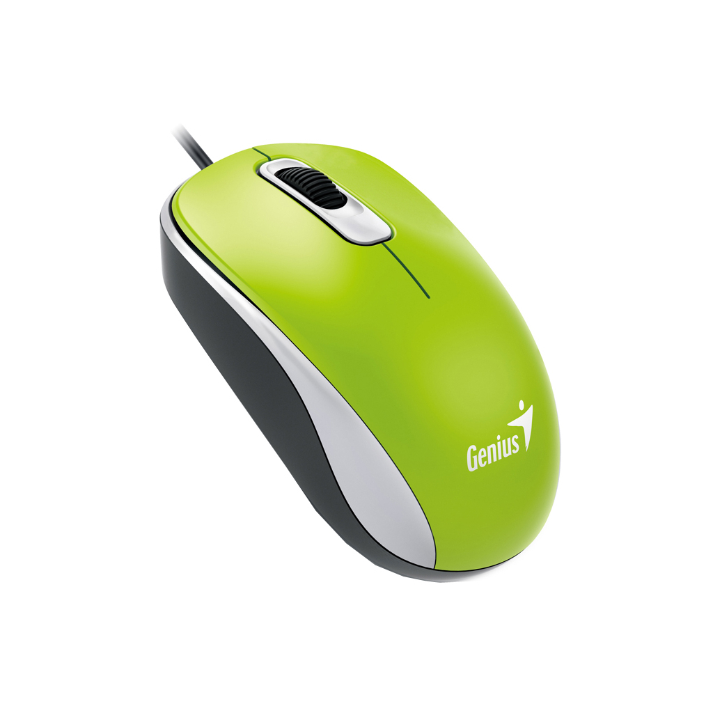 Мишка Genius DX-110 USB Green (31010116105) - зображення 1