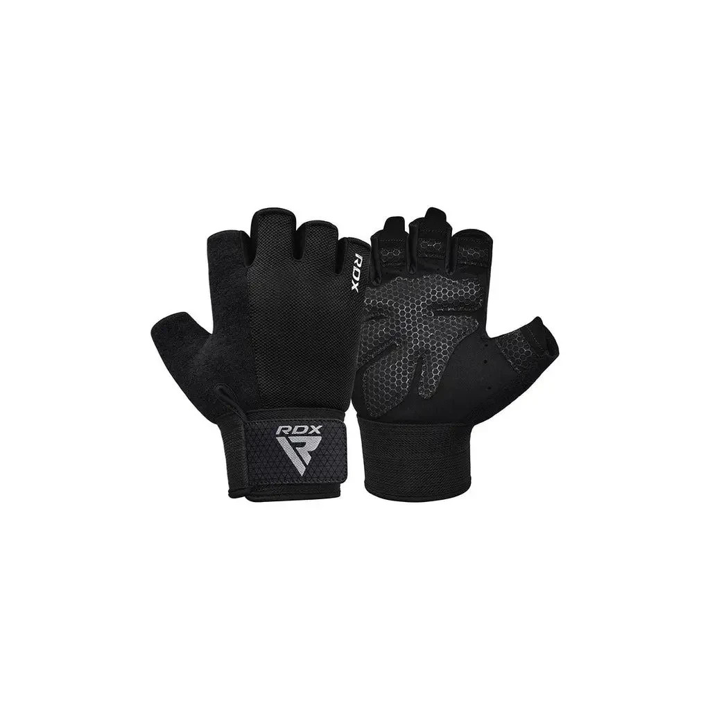 Рукавички для фітнесу RDX W1 Half Black Plus S (WGA-W1HB-S+) - зображення 2