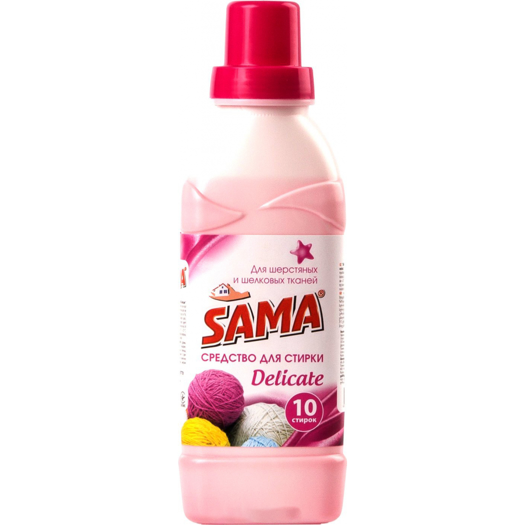 Гель для прання Sama Delicate 500 мл (4820020261429) - зображення 1