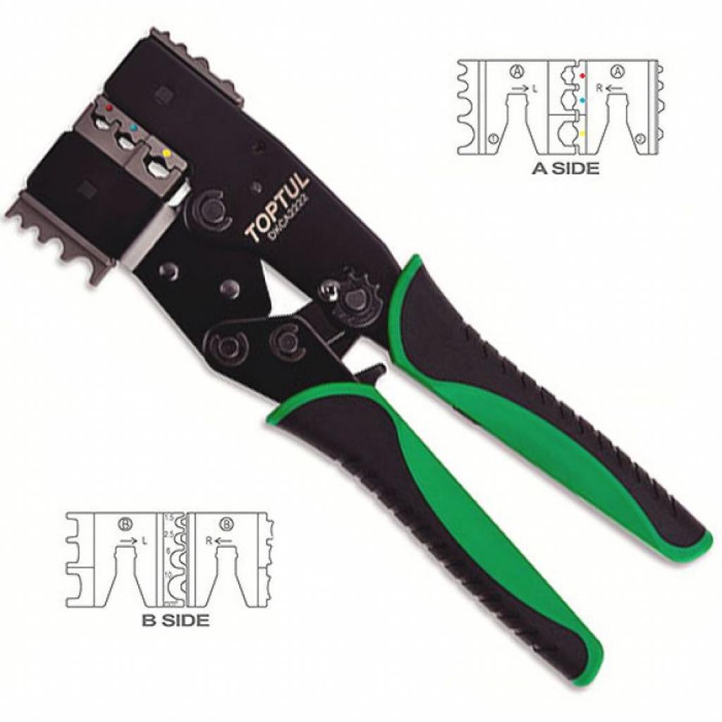 Знімач ізоляції Toptul для обжиму та зачистки проводів 2 в 1 (DKCA2222) - зображення 2