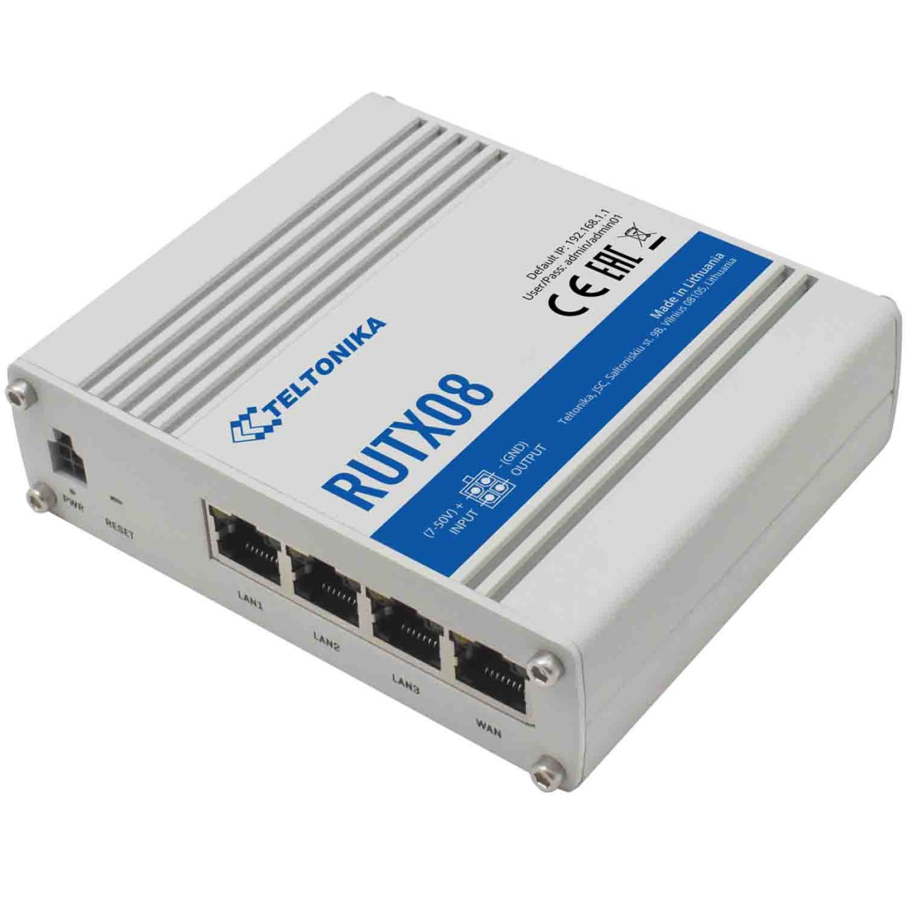 Маршрутизатор Teltonika NET ROUTER 1000M 4PORT/RUTX08 (RUTX08000000) - зображення 1