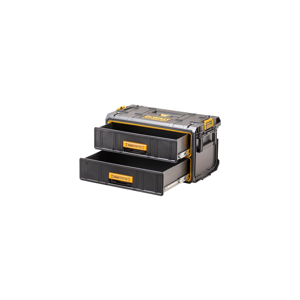Ящик для інструментів DeWALT TOUGHSYSTEM 2.0, 555х320х320 мм, модуль на 2 ящики (DWST83529-1) - зображення 1