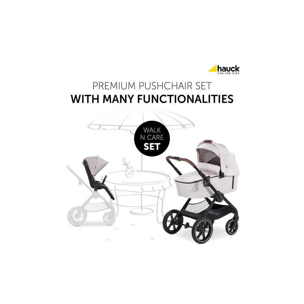 Коляска Hauck 2 в 1 Walk N Care (Beige) (16546-1) - зображення 11