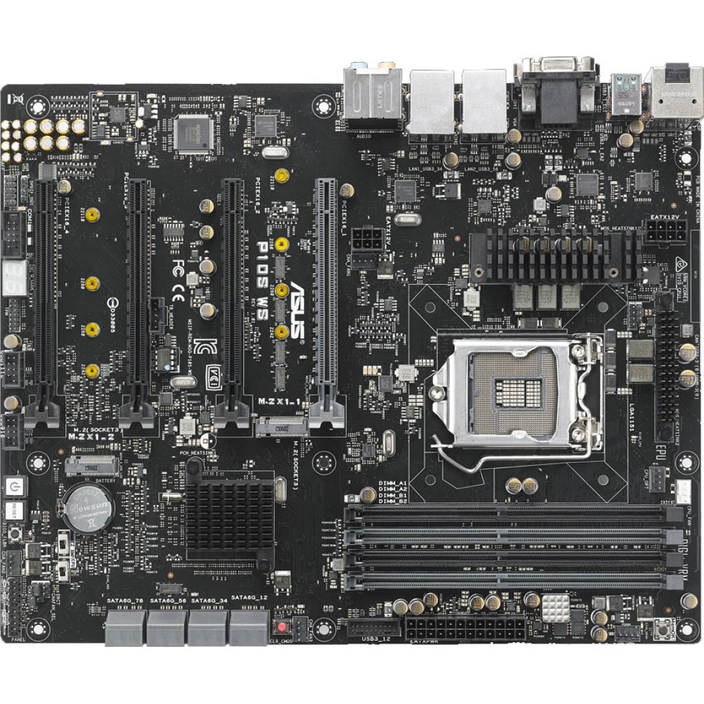 Серверна материнська плата ASUS P10S WS - зображення 1