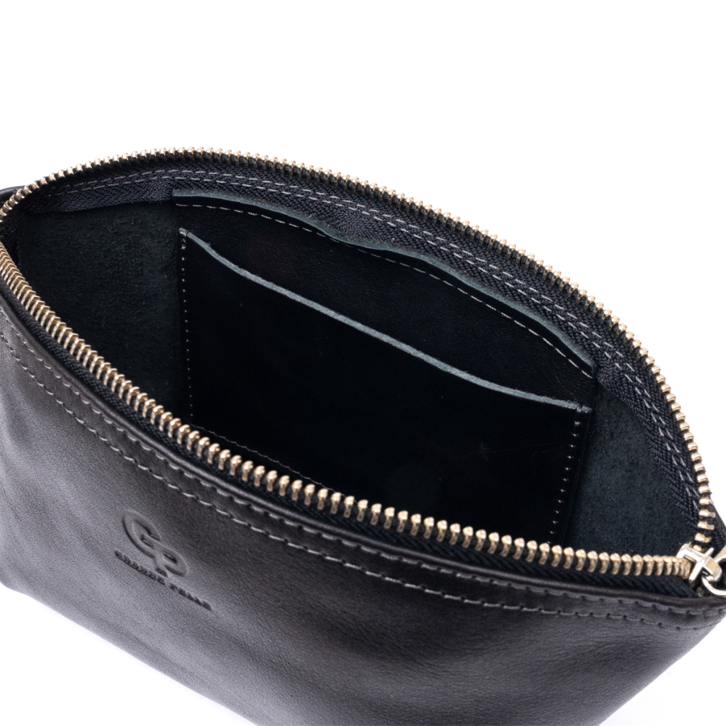 Косметичка Grande Pelle Зі шкіри Чорна (11302) - зображення 6