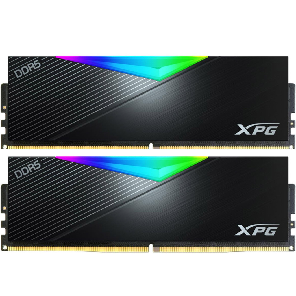 Модуль пам'яті для комп'ютера DDR5 32GB (2x16GB) 5600 MHz XPG Lancer RGB ADATA (AX5U5600C3616G-DCLARBK) - зображення 1
