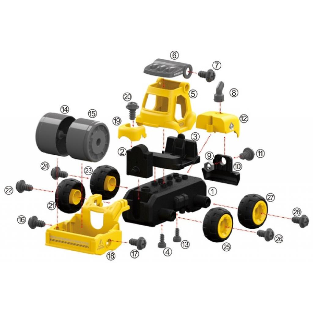 Конструктор Diy Spatial Creativity Каток з електродвигуном (CJ-1365033) - зображення 3