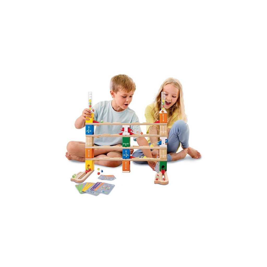 Конструктор Hape лабіринт Quadrilla Програмування основи 130 елементів (E6028) - зображення 2